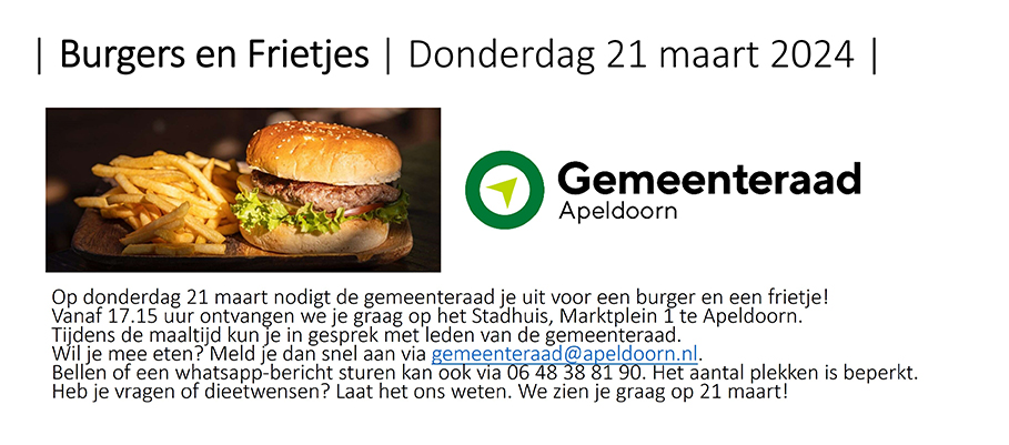 BurgersFrietjes gemeente 2024