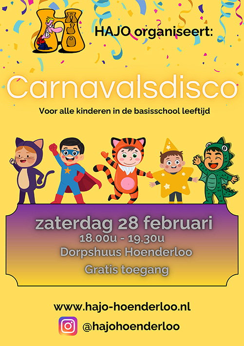 Carnavalsdisco 2026 poster