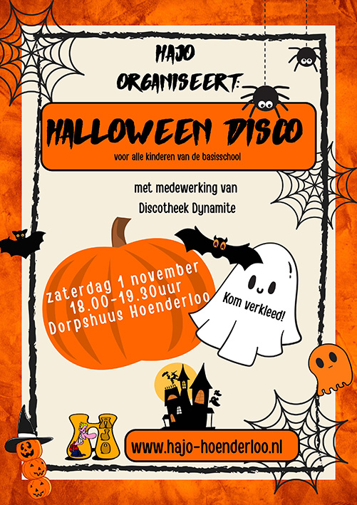 Halloween disco 2025 poster