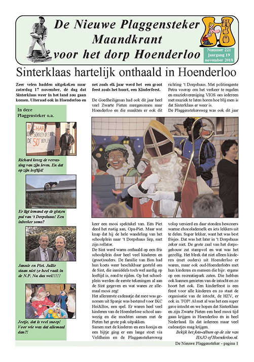 Pagina 1 november 2018