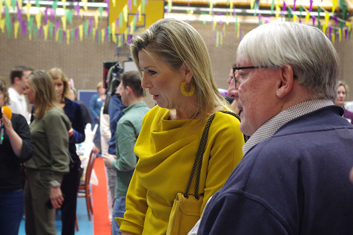 bezoek koningin Maxima