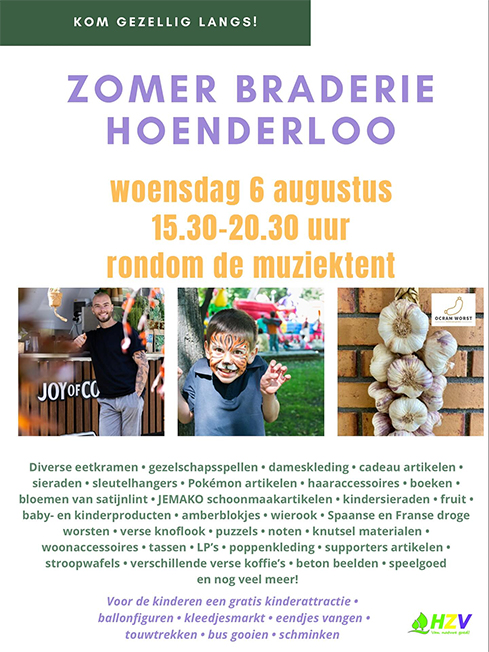 braderie 6 aug 2025 flyer