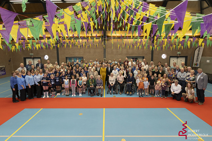 groepsfoto bezoek maxima