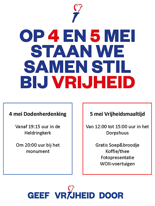 poster 4 en 5 mei 2025