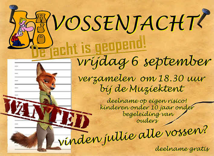 poster vossenjacht 2019