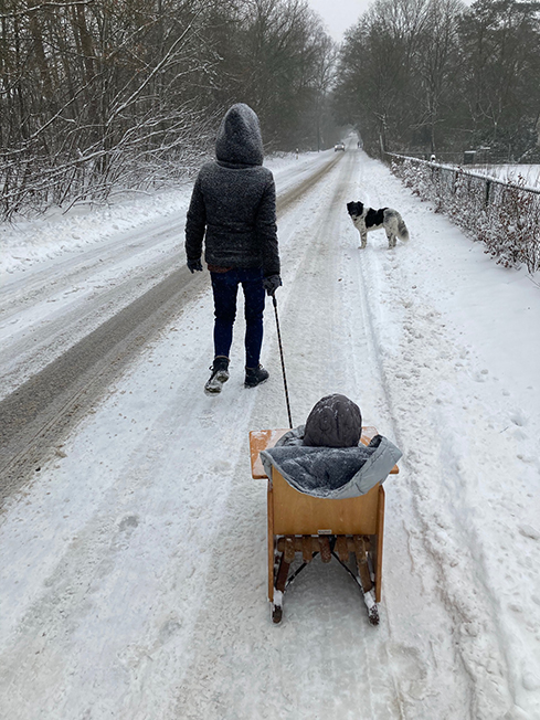 sneeuwfoto 2021 slee hanneke van kan