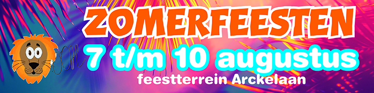 sticker zomerfeest 2025